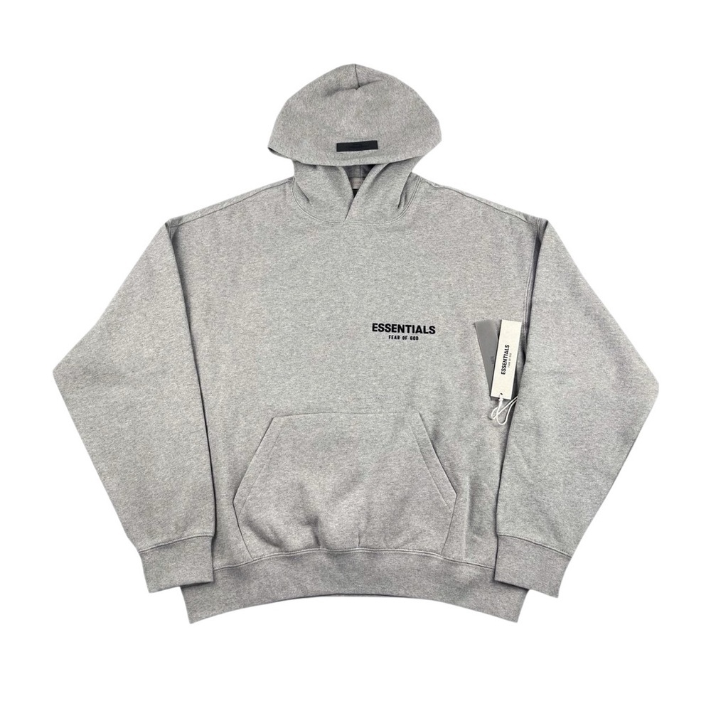 NWT Authentic Fear of God Essentials Hoodie Dark Oatmeal SS22 Size Large